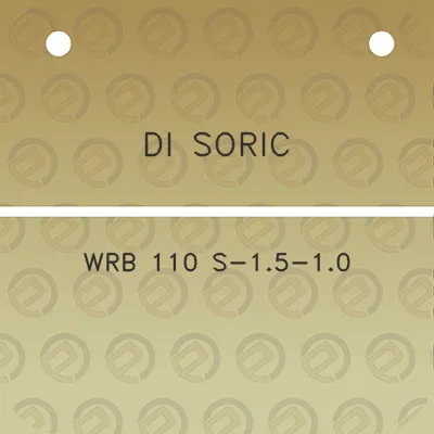 di-soric-wrb-110-s-15-10