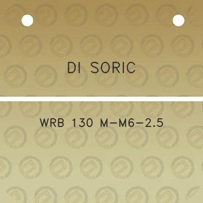 di-soric-wrb-130-m-m6-25