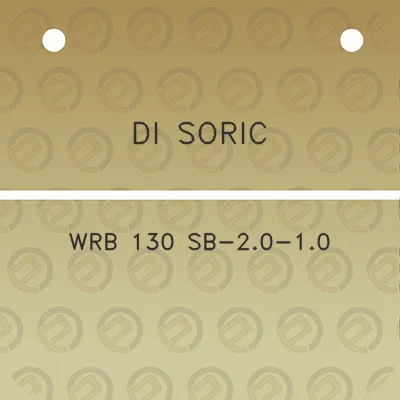 di-soric-wrb-130-sb-20-10