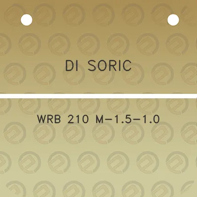 di-soric-wrb-210-m-15-10