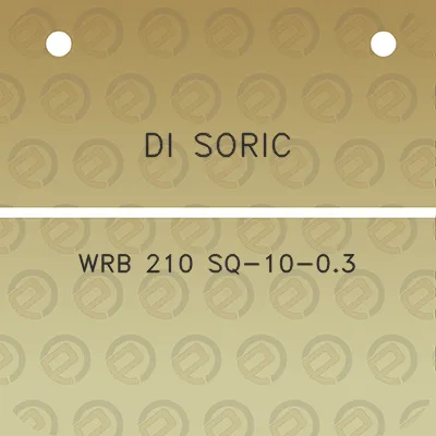 di-soric-wrb-210-sq-10-03