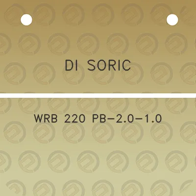 di-soric-wrb-220-pb-20-10