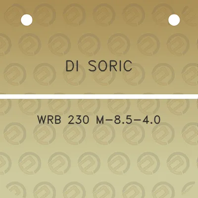 di-soric-wrb-230-m-85-40