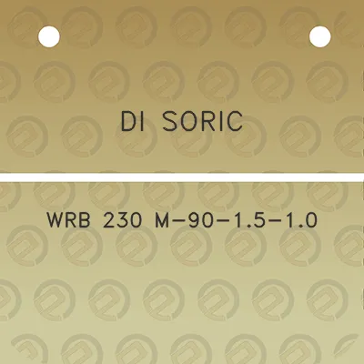 di-soric-wrb-230-m-90-15-10