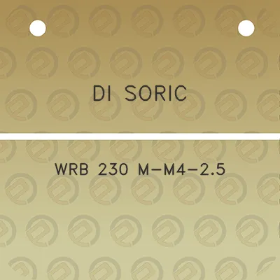 di-soric-wrb-230-m-m4-25