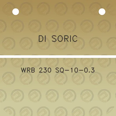 di-soric-wrb-230-sq-10-03