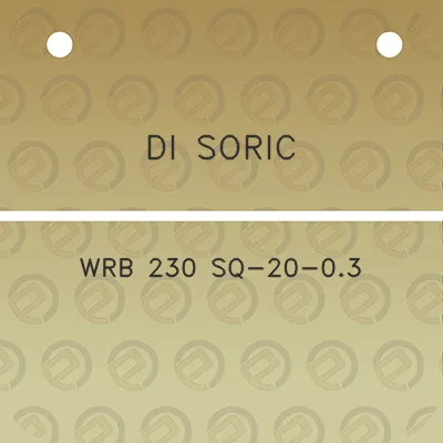 di-soric-wrb-230-sq-20-03