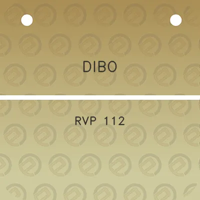 dibo-rvp-112