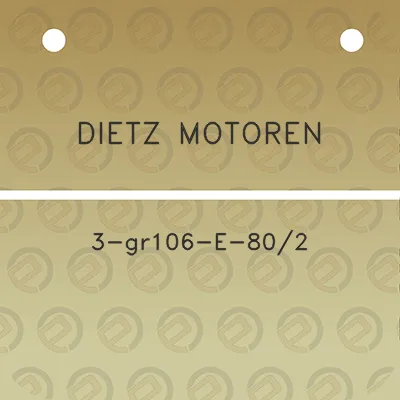 dietz-motoren-3-gr106-e-802