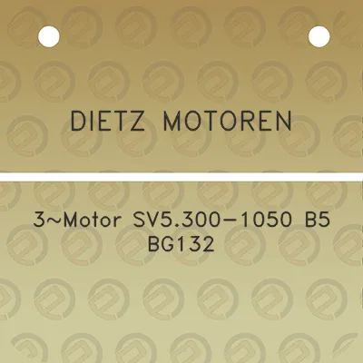 dietz-motoren-3motor-sv5300-1050-b5-bg132