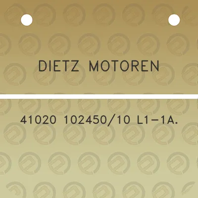 dietz-motoren-41020-10245010-l1-1a