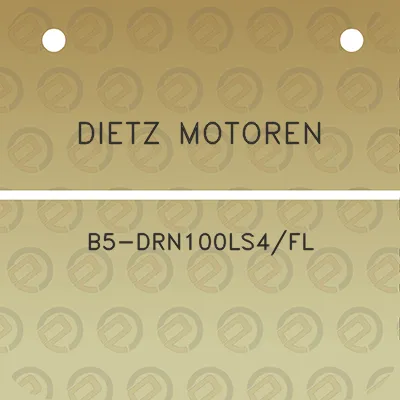 dietz-motoren-b5-drn100ls4fl