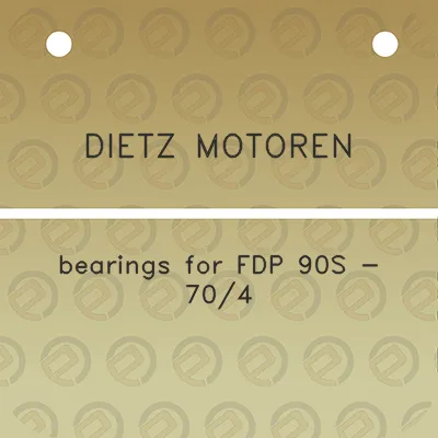 dietz-motoren-bearings-for-fdp-90s-704