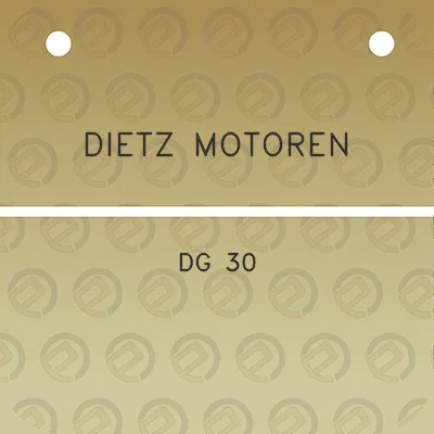 dietz-motoren-dg-30