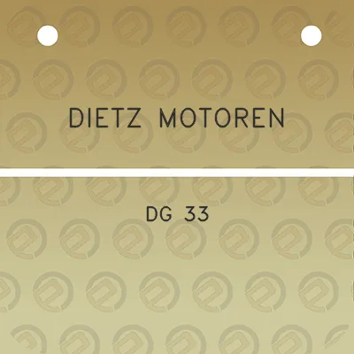 dietz-motoren-dg-33