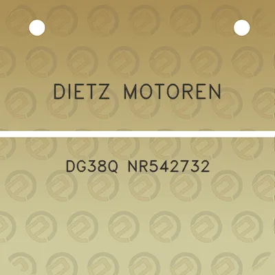 dietz-motoren-dg38q-nr542732