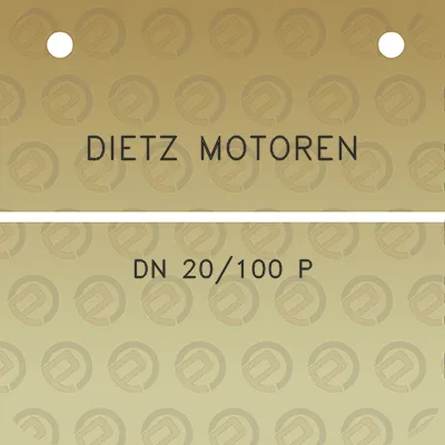 dietz-motoren-dn-20100-p