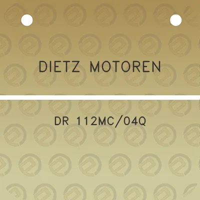 dietz-motoren-dr-112mc04q