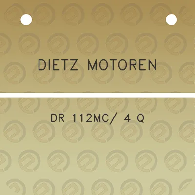 dietz-motoren-dr-112mc-4-q