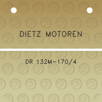 dietz-motoren-dr-132m-1704