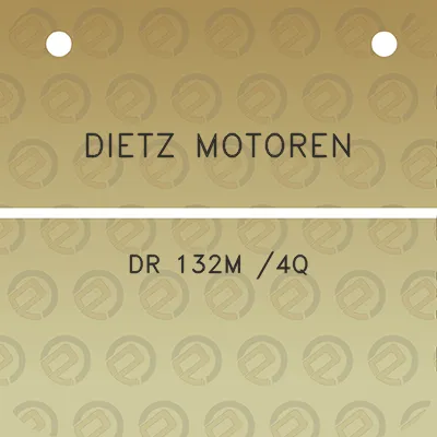 dietz-motoren-dr-132m-4q