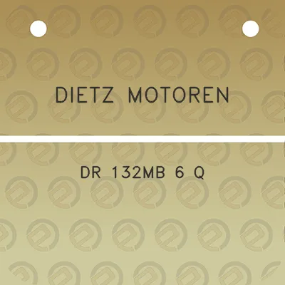 dietz-motoren-dr-132mb-6-q