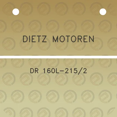 dietz-motoren-dr-160l-2152