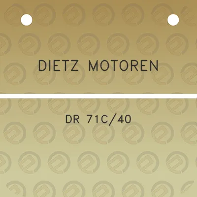 dietz-motoren-dr-71c40