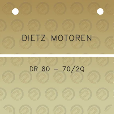 dietz-motoren-dr-80-702q