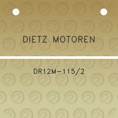 dietz-motoren-dr12m-1152