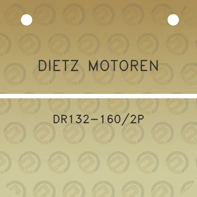 dietz-motoren-dr132-1602p