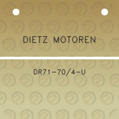 dietz-motoren-dr71-704-u