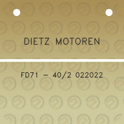 dietz-motoren-fd71-402-022022