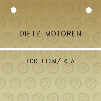 dietz-motoren-fdr-112m-6-a