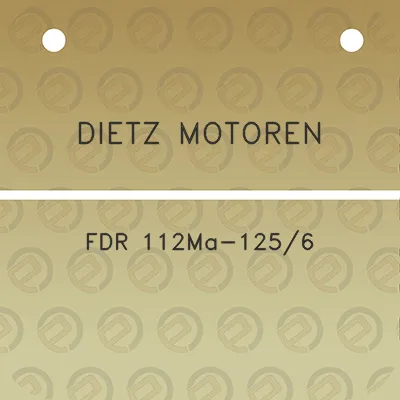 dietz-motoren-fdr-112ma-1256