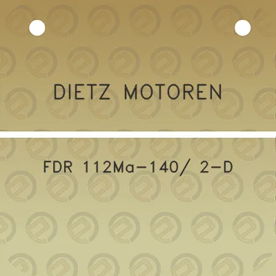 dietz-motoren-fdr-112ma-140-2-d