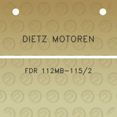 dietz-motoren-fdr-112mb-1152