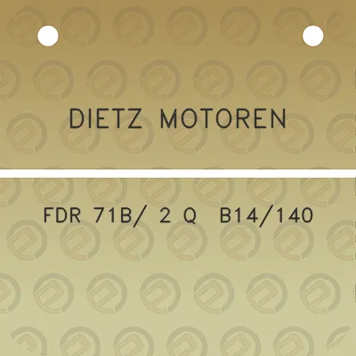 dietz-motoren-fdr-71b-2-q-b14140