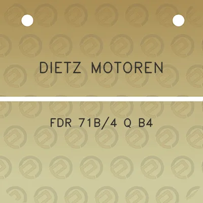 dietz-motoren-fdr-71b4-q-b4