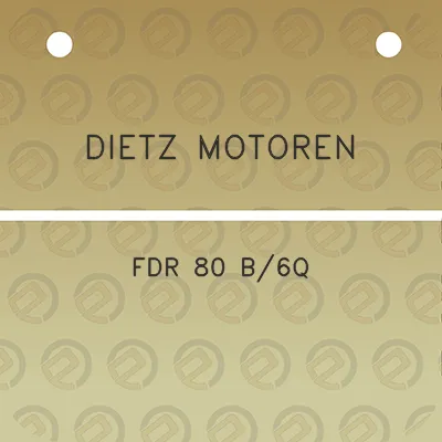 dietz-motoren-fdr-80-b6q