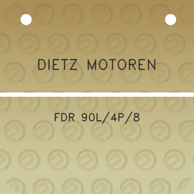 dietz-motoren-fdr-90l4p8