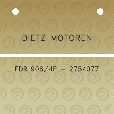 dietz-motoren-fdr-90s4p-2754077