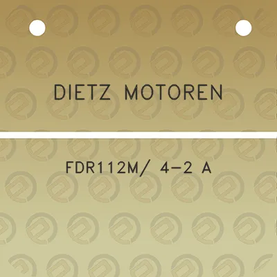 dietz-motoren-fdr112m-4-2-a