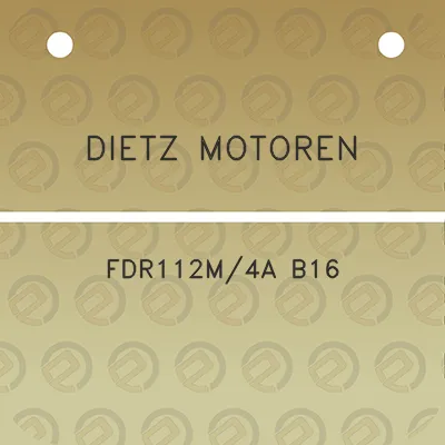 dietz-motoren-fdr112m4a-b16