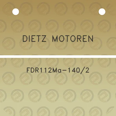 dietz-motoren-fdr112ma-1402