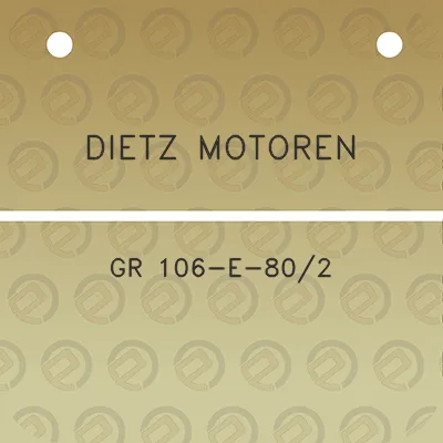 dietz-motoren-gr-106-e-802