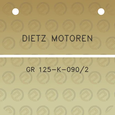 dietz-motoren-gr-125-k-0902