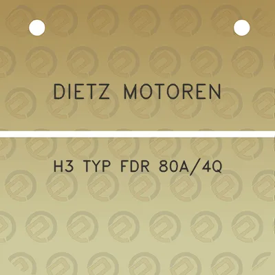 dietz-motoren-h3-typ-fdr-80a4q