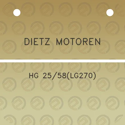 dietz-motoren-hg-2558lg270