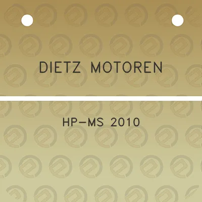 dietz-motoren-hp-ms-2010